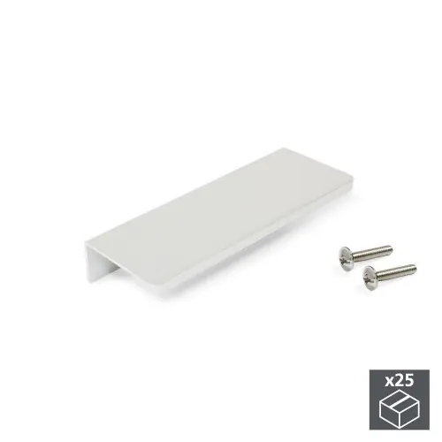 Lot de 25 poignées Setubal en aluminium finition anodisé mat avec entraxe 32 mm – EMUCA Authentique