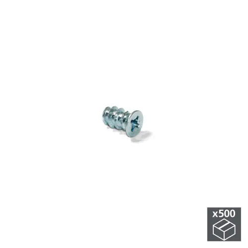 Lot de 500 Eurovis D. 6,2 x 13 mm tête Pozidrive finition zingué - EMUCA Réduction