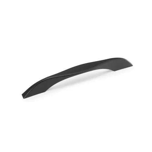 Achat Immédiat Lot de 8 poignées pour meubles Varna - L181mm - entraxe 160mm - Zamak - Peint en noir - EMUCA