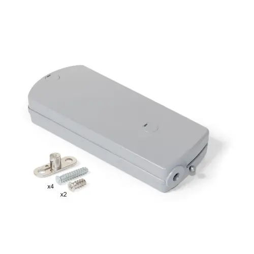 Mécanisme pour portes abattant Microwinch, 6 Kg, Plastique gris – EMUCA Prix Promo