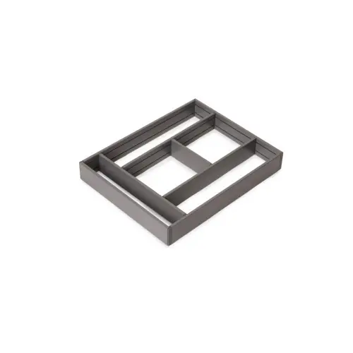 Nouvel Arrivage Organisateur de tiroirs Alumount 450x500 - Aluminium - Gris antracite - EMUCA