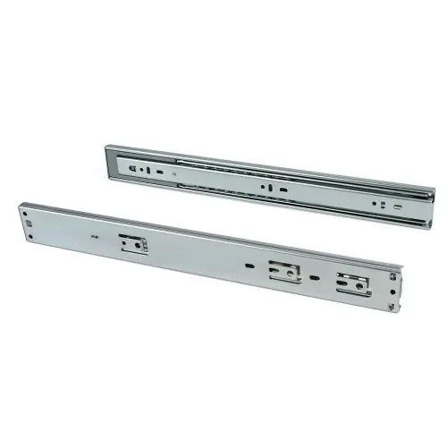 Paire de coulisses à billes pour tiroir à sortie totale 45 mm x L 450 mm avec fermeture amortie - EMUCA Prix Bas