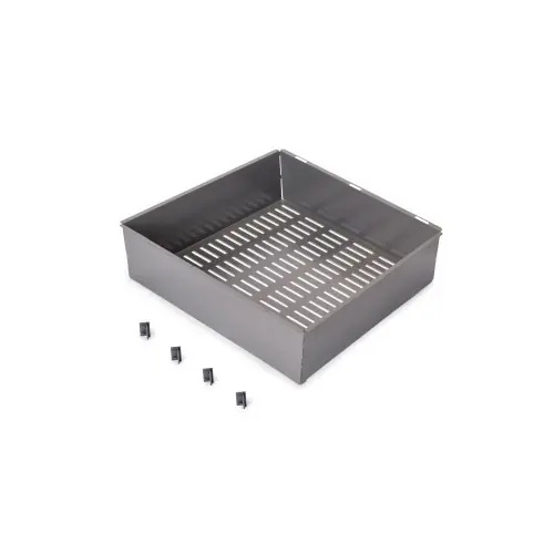 Panier métallique pour armoires et dressings Quartz - 440 (M60) - Acier - Titane - EMUCA Meilleure Vente