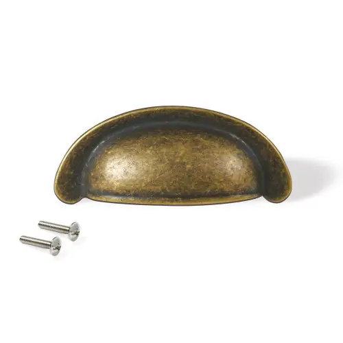 Paiement Sécurisé Poignée pour meuble Marrakech en zamak finition bronze avec entraxe 64 mm - EMUCA