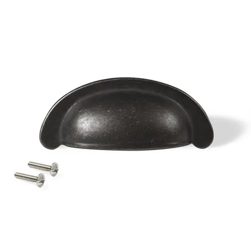 Poignée pour meuble Marrakech en zamak finition noir avec entraxe 64 mm - EMUCA Nouvel Arrivage