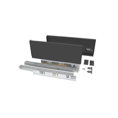 Porte-fer et planche à repasser- Acier- Gris anthracite – EMUCA Dernière Chance