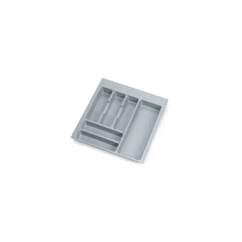 Range-couvert Optima Universal, M50 436x482 mm, Plastique gris - EMUCA Dernier Modèle