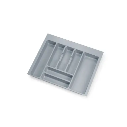 Range-couvert Optima Universal, M60 536x482 mm, Plastique gris - EMUCA Dernier Modèle
