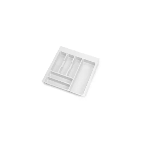 Pas Cher Range-couvert Optima Vertex/Concept 500mm (Panneau 16mm), Module 500 mm, Plastique blanc – EMUCA