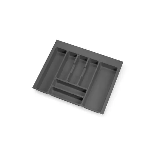 Range-couvert Optima Vertex/Concept 500mm (Panneau 16mm), Module 600 mm, gris - EMUCA Expédition Rapide