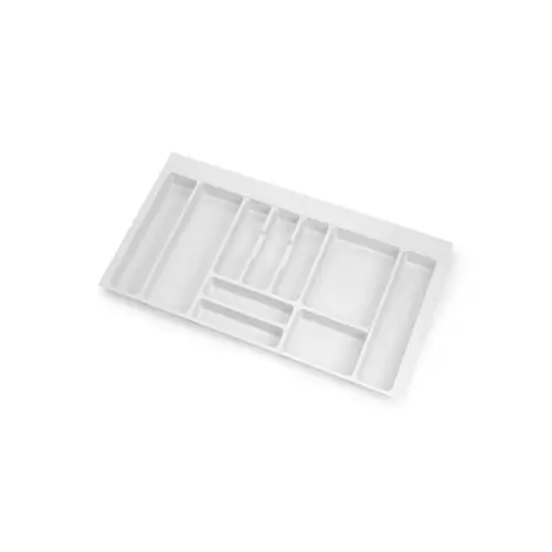 Range-couvert Optima Vertex/Concept 500mm (Panneau 16mm), Module 900 mm, Plastique blanc – EMUCA Expédition Rapide