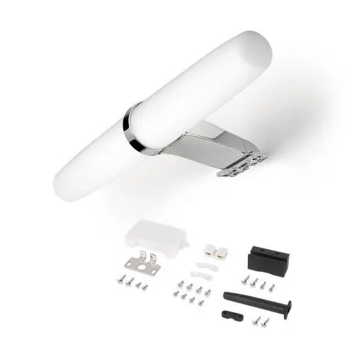 Spot LED pour miroir de salle de bain Gemini (AC 230V 50Hz), Chromé - EMUCA Marque