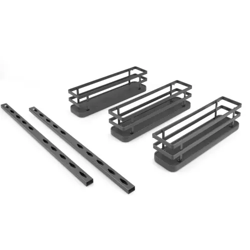 Support à épices avec 3 étagères Titane pour meubles de cuisine ou mur - EMUCA Achetez Aujourd'hui