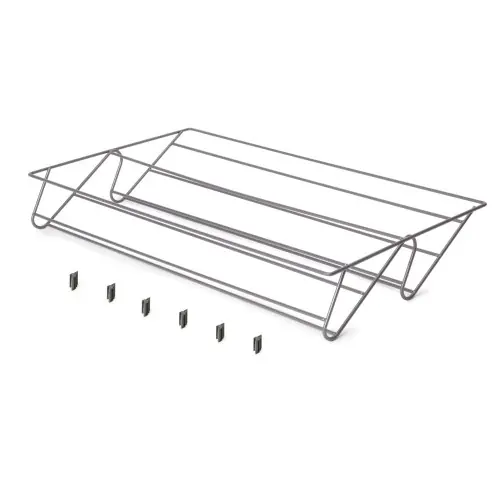 Bon Marché Tiroir à chaussures pour armoires et dressings Quartz - 640 (M80) - Acier - Titane - EMUCA