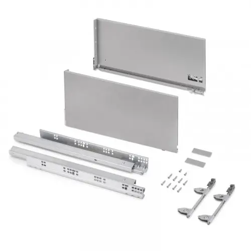 Tiroir extérieur Vertex 3D - 60 kg - 242 mm x 500 mm - Peint en aluminium - Acier - EMUCA Quantité Limitée
