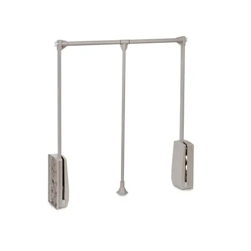 Tiroir extérieur Vertex 40 kg hauteur 131 mm - côtés en verre- 450- Gris anthracite - EMUCA Quantité Limitée