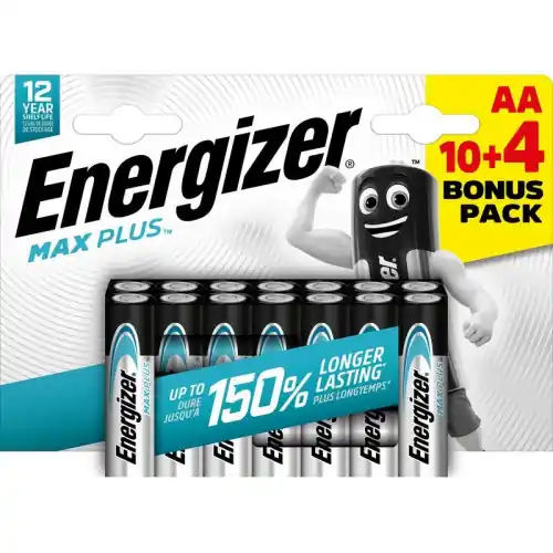 Lot de 10+4 piles alcaline AA , 1.5 V, ENERGIZER – ENERGIZER Offre Limitée