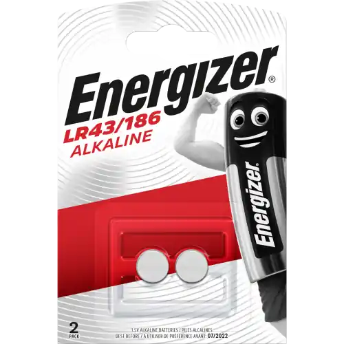 Offre Limitée Lot de 2 piles alcaline lr43/d18ga/v12ga, V, ENERGIZER – ENERGIZER
