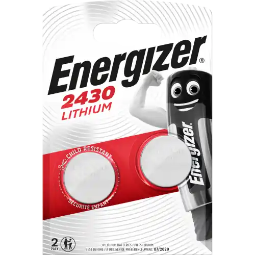Lot de 2 piles lithium cr2430/dl2430, V, ENERGIZER – ENERGIZER Nouvelle Collection