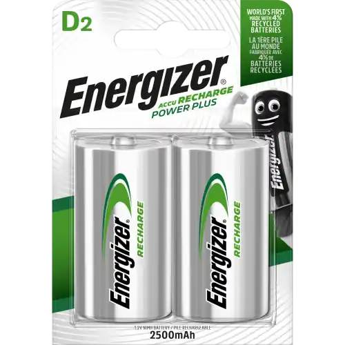 Lot de 2 piles rechargeable lr20 d, 2500 mAh, ENERGIZER – ENERGIZER Acheter En Ligne