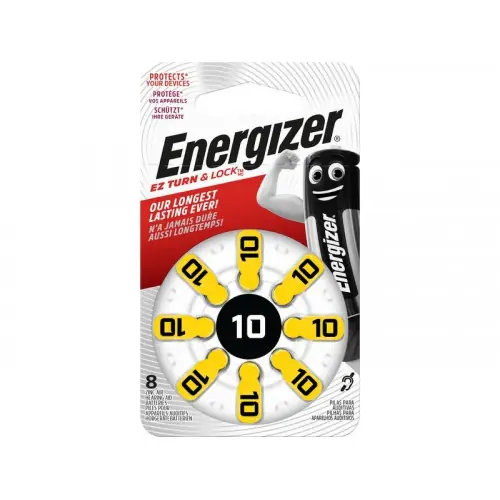Lot de 8 piles auditive zinc 1.4 V – ENERGIZER Nouveauté