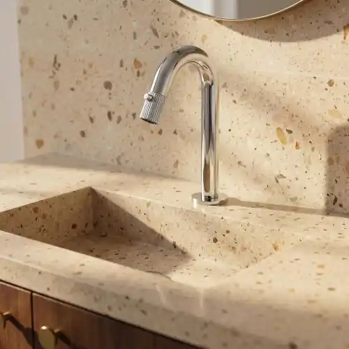 Nouvel Arrivage Mitigeur de lave-mains, eau froide, chrome, Esseline, ESSEBAGNO - ESSEBAGNO