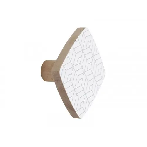 Vente Flash Tête portemanteau carré blanc – EVOLUDIS