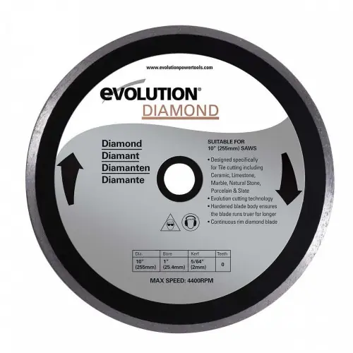 Paiement Sécurisé Lame diamant EVOLUTION Lamdrage3 255 mm – Evolution