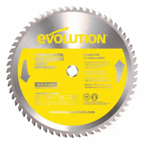 Offre Exclusive Lame en carbure de tungstène pour acier inoxydable, EVOLUTION, 302, 303 et 304, 90 dents, alésage 20 mm diam. 355 mm – Evolution