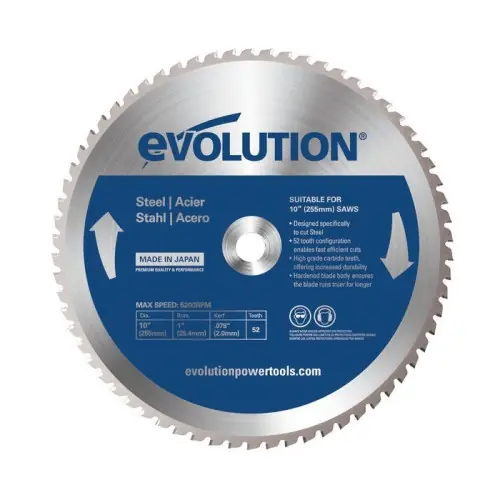 Lame en carbure pour acier D.255 mm – Evolution Commande En Gros