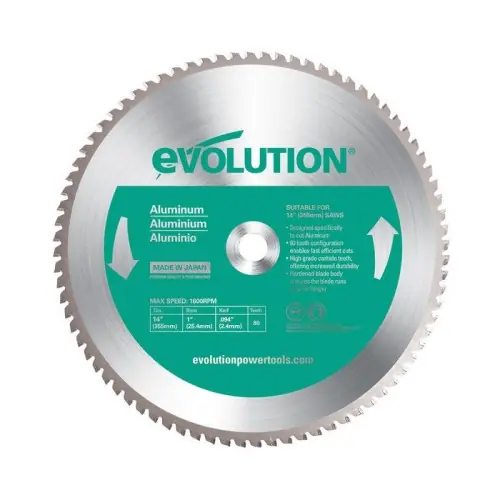 Lame en carbure pour l‘aluminium D.355 mm – Evolution Offre Du Jour