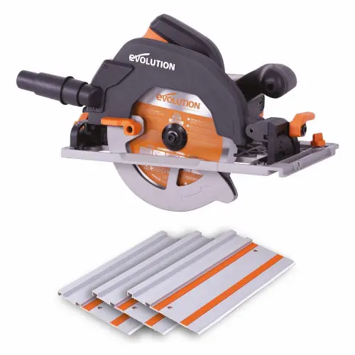 Vente Directe Scie circulaire filaire EVOLUTION, 185 mm, Rail 1020 mm – Evolution