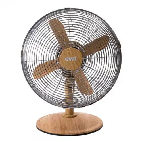 Dernière Chance Ventilateur de table design et tendance – Ø 30cm – Structure métal – EWT