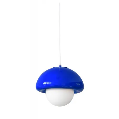 Satisfait Ou Remboursé Suspension pop champi ceramique e27 bleu – EXAGON