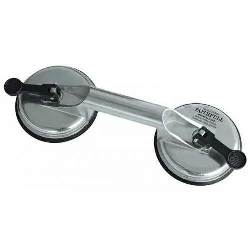 Offre Limitée Ventouses aluminium - 2 têtes Ø 120 mm - FAITHFULL