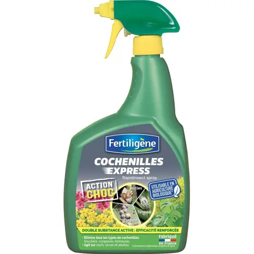 Promotion Traitement des insectes anticochenille FERTILIGENE , pourtous végétaux, 700 ml – FERTILIGENE