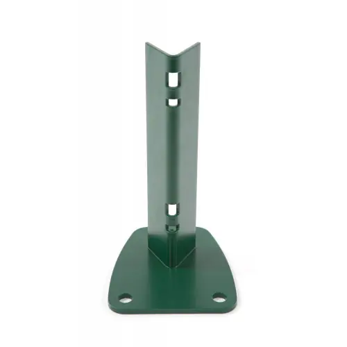 Platine pour Poteau à encoches VERT - FILIAC Paiement Sécurisé