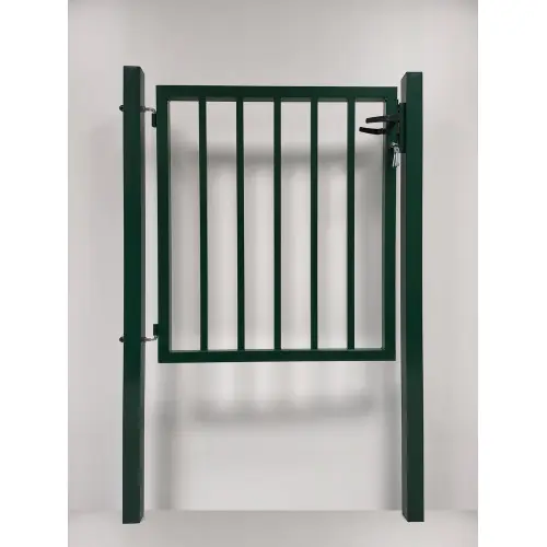 Must-Have Portillon barreaudé VERT - H. 1,50 x L. 1,00 m + serrure - FILIAC