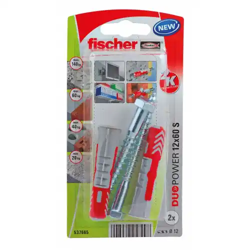 Petit Prix Cheville FISCHER, Diam.12 mm x L.60 mm - FISCHER