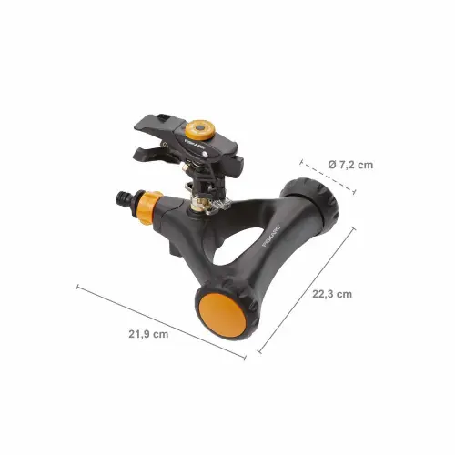 Arroseur canon métal avec roues – FISKARS Retour Gratuit