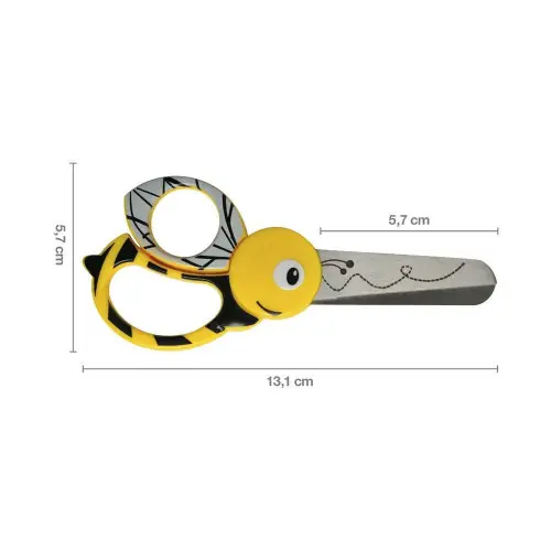 Ciseaux Enfants abeille 13 cm - FISKARS Paiement Sécurisé