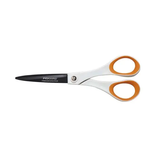 Populaire Ciseaux Titanium Non Stick? (antiadhésifs), droitiers & gauchers 18 cm - FISKARS