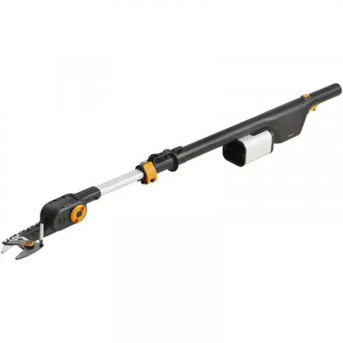 Coupe-branche (outil seul) à batteries amovibles 12V-4 Ah - portée 3,4m, diam. de coupe 32mm, tête réglable 230° - FISKARS Commander Maintenant
