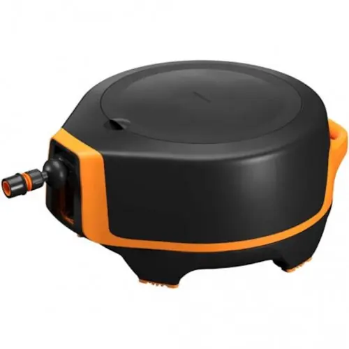 Usine Directe Dévidoir automatique – X-Series Waterwheel XL avec tuyau 20 m – chariot d’arrosage mobile 360° – FISKARS