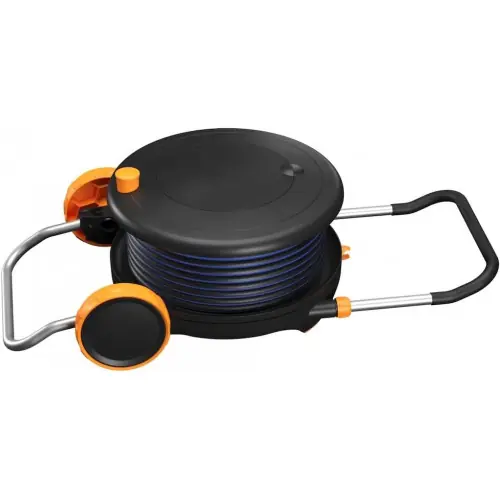 Meilleur Choix Dévidoir - L kit complet 30 m - enrouleur mobile avec accessoires d’arrosage - FISKARS