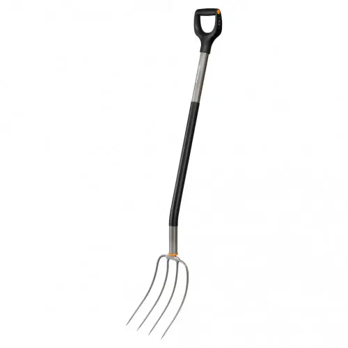 Fourche à fumier - Ergonomic - soulever et étaler les matériaux en vrac - FISKARS Prix Bas