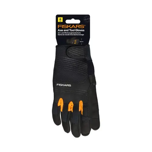 Petit Prix Gants de travail pour haches et outils, taille 8 - FISKARS
