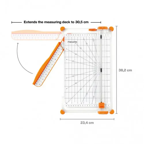 Massicot - SureCut TripleTrack 30 cm A4-A3 - coupe papier précise bureau et loisirs créatifs - FISKARS Offre Du Jour