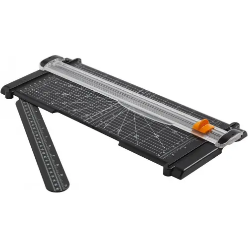Massicot - SureCut TripleTrack 30,5 cm A4-A3 - coupe papier précise bureau et loisirs créatifs - FISKARS Satisfait Ou Remboursé