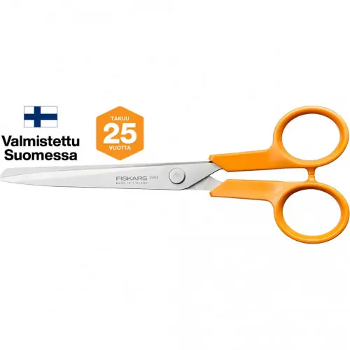 Petits ciseaux universels - Classic 16 cm ambidextres - coupe papier et tissu - FISKARS Meilleur Choix